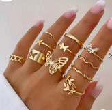 انگشتر پکی زنانه ،انگشتر پکی دخترانه کد sh1290