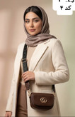 کیف زنانه پاسپورتی گوچی مدل بند نواری کد B3290